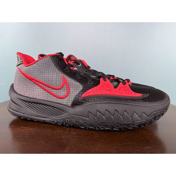 Nike Kyrie 4 Low “Bred” Black/Red Basketball Shoes Men\'s Size 15 CW3985-006 main image 5